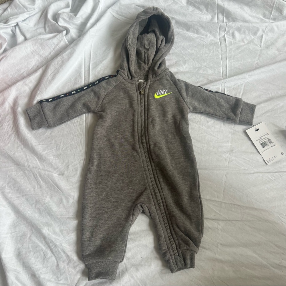 Nike Gray Baby One Piece